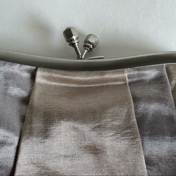 Bath and Body Works Silver Gold clutch purse - Picture 2 of 10